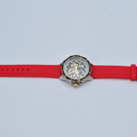 Tommy Hilfiger Sport Chronograph Watch – Red Strap Edition