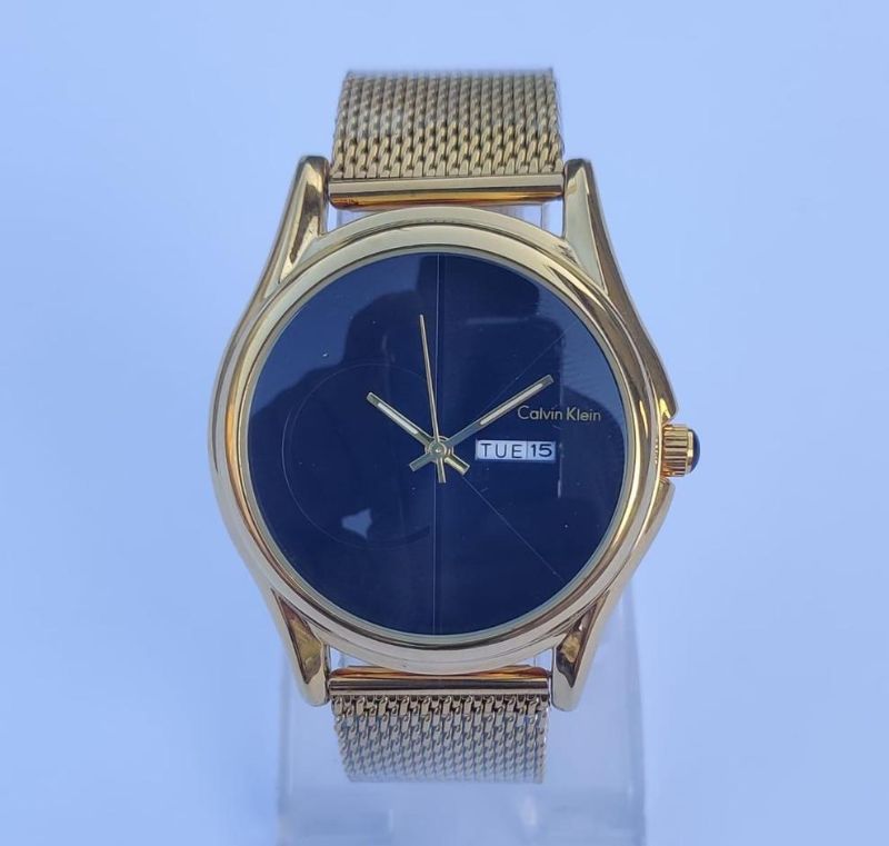 Men’s Casual Stainless Steel Analog Watch – 42mm Round Dial Quartz Wristwatch