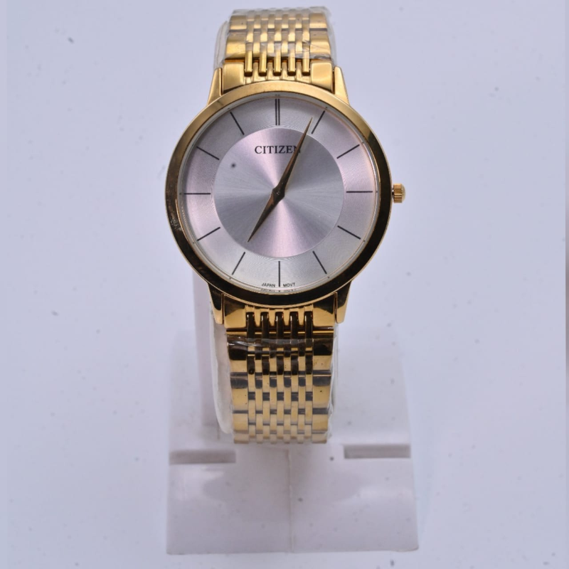 High Quality Citizen Elegant Men Watch With Gold and Silver Dial | Simple & Classic Design Watch For Men|Water-Resistant Men Watch