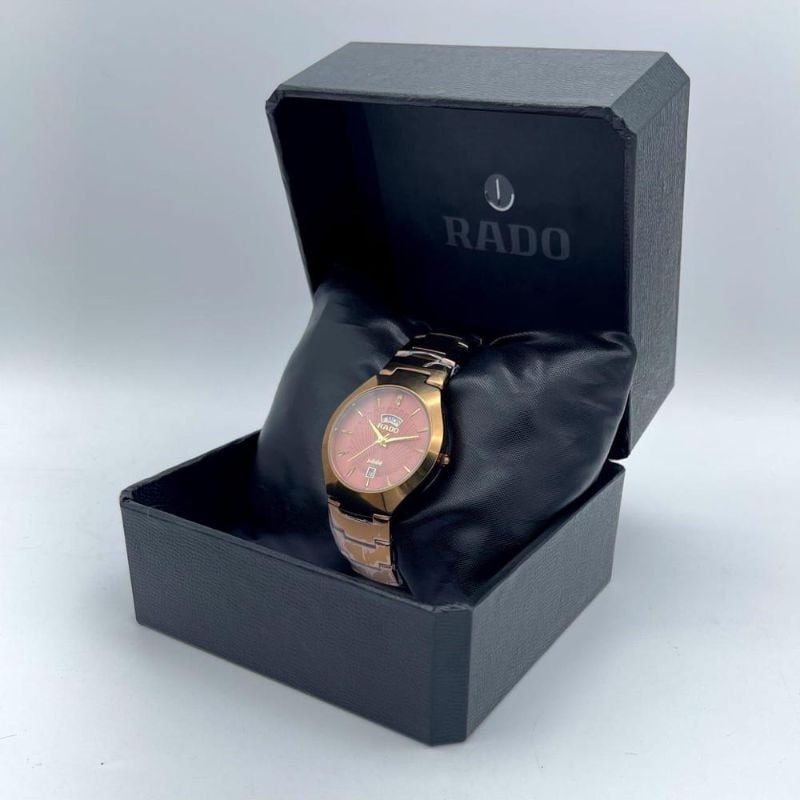 Men’s Stainless Steel Quartz Analogue Watch – Water Resistant with Gift Box