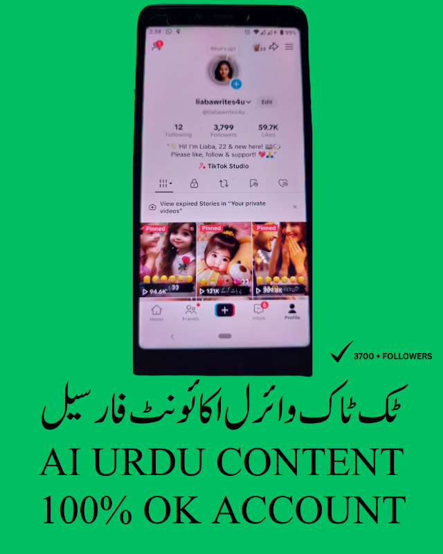 TIK TOK ACCOUNT UK 2nd