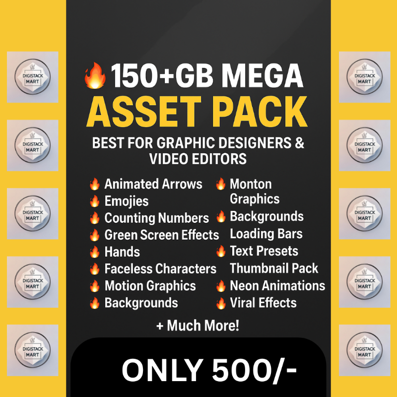 150+GB Mega Asset Pack