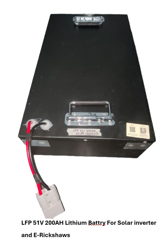 Lithium Phosphate 51V 200AH Inverter Battry for long Backup