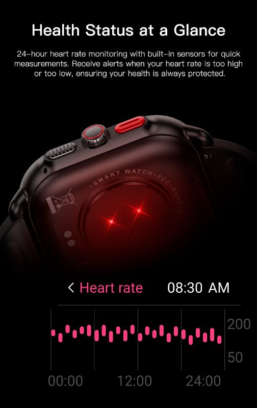2025 New Men Lady Blue Tooth Call 2.06" AMOLED Screen GPS Motion Trajectory Fitness Smart Watch Heart Rate Health Smartwatch