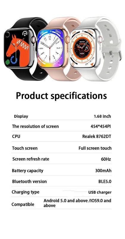 X7SX Smart Watch with GPS, Dial Call & Health Tracking | Unisex Sport Smartwatch
