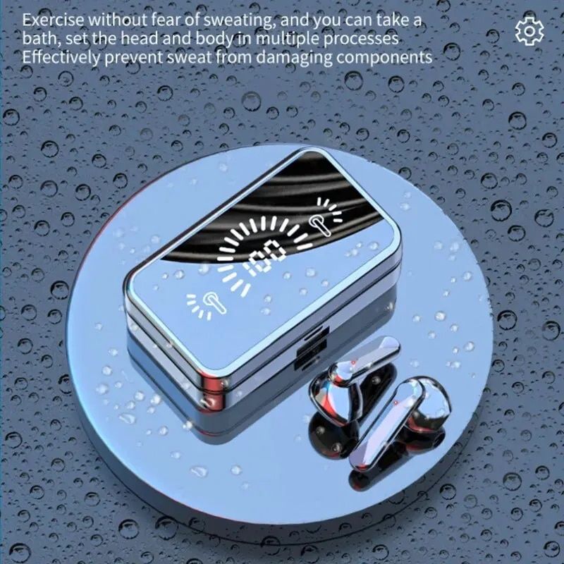 S20-A Plus TWS Wireless Bluetooth Noise Cancelling Earbuds with LED Charging Box & Mic
