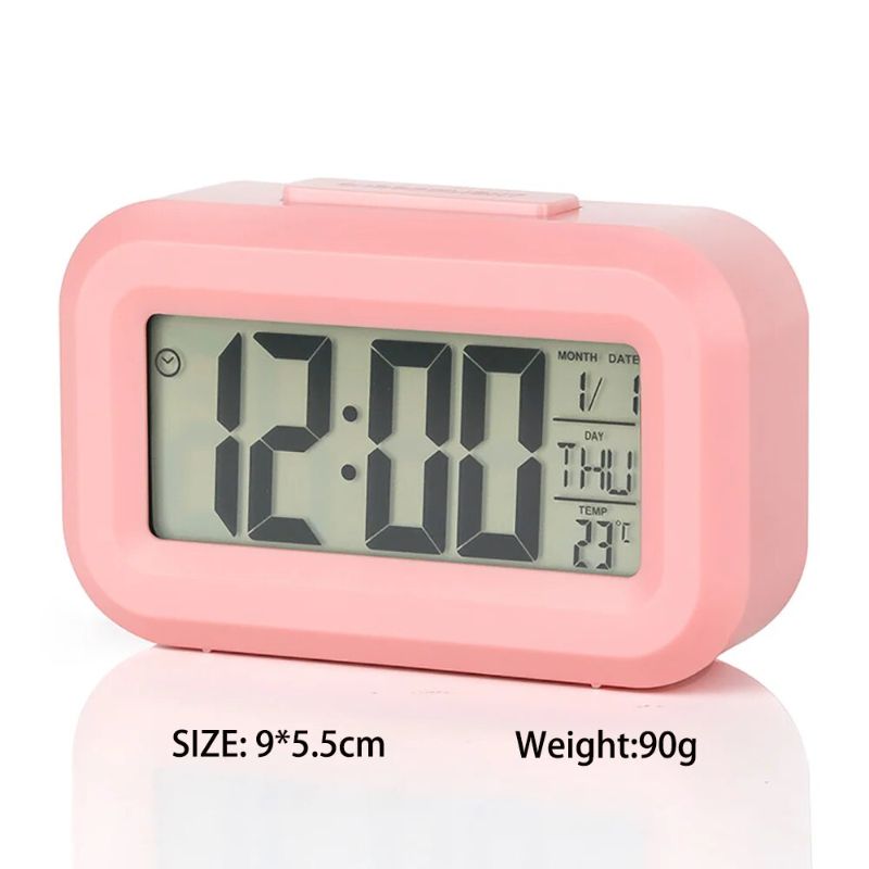 SM-1540 LED Digital Alarm Clock with Snooze & Calendar