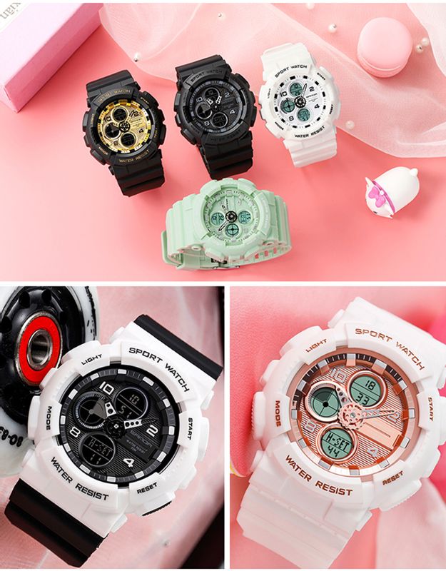 SANDA-60270 Men’s Waterproof Quartz Sports Watch – Dual Display Outdoor Watc