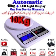 SF-400 10 KG Digital Kitchen Scale – High Precision Food &amp; Shop Weighing Machine