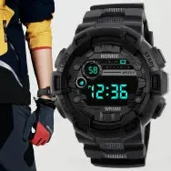 LED-SPM-2250 Colorful Luminous Electronic Watch – Waterproof Multi-Functional Sports Watch