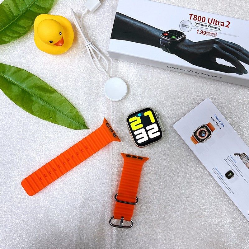 T800 Ultra 2 Smartwatch – Bluetooth Call, Wireless Charging &amp; Long Battery Life