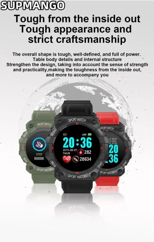 B33 Real Stepcount Smart Watch – Multi-Function Fitness Tracker for Men & Women | Waterproof Sports Smartwatch