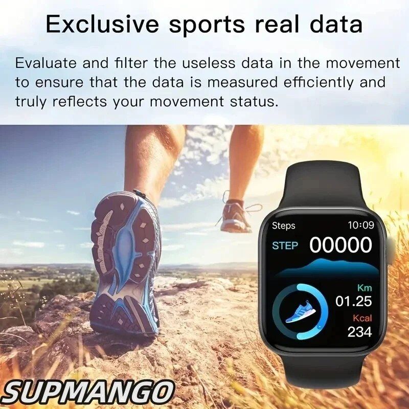 T1680 Wireless Calling Smart Watch – Full Touch Fitness Tracker with Waterproof Design