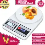 SF-400 10 KG Digital Kitchen Scale – High Precision Food &amp; Shop Weighing Machine