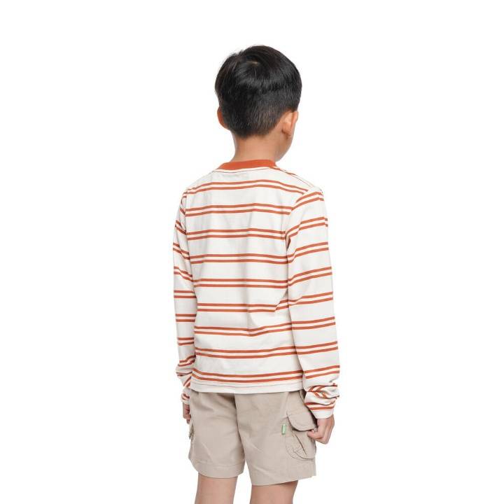JR MOORLAND STRIPE LS TEES (910009616)