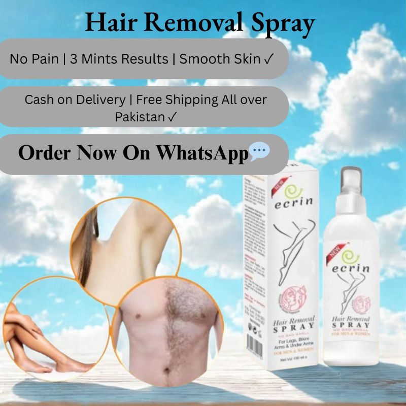 Ecrin - Hair Removal Spray For Men and Women | 100% Original Quick Hair Removal Spray