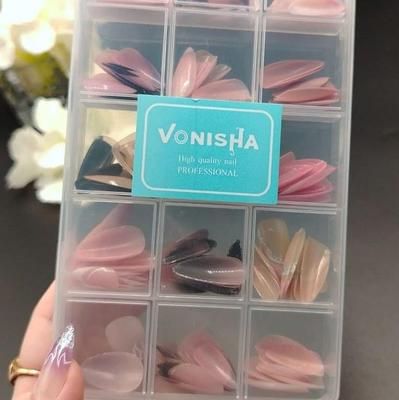 288 Pcs French Nails,Smooth and Even Coverage, Fake Nails, 1 Pack