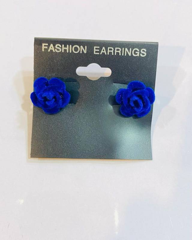 Blue Flower Earring