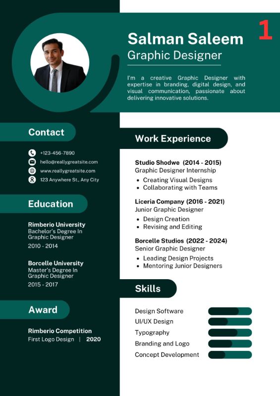 Creative Modern CV / Resume