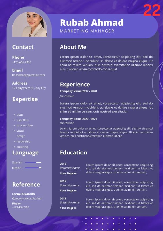 Classic Bold CV / Resume