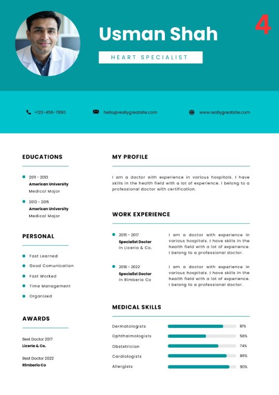 Classic Corporate CV / Resume