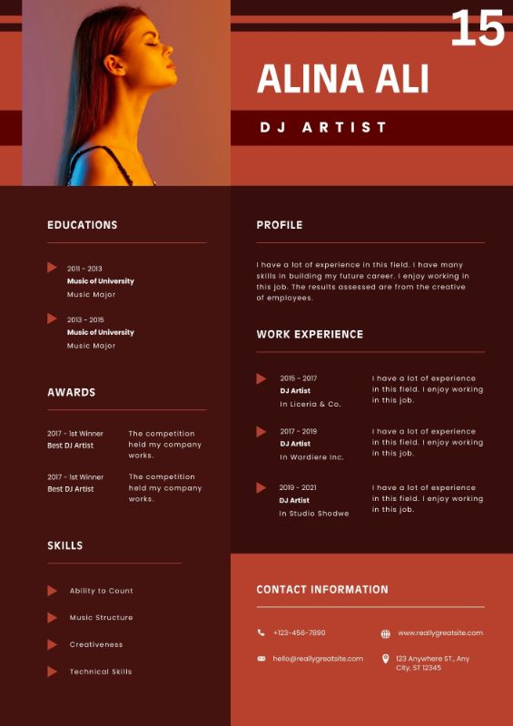 Classic One-Page CV / Resume
