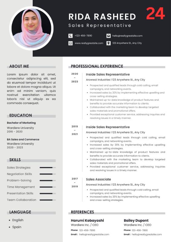 Elegant CV / Resume