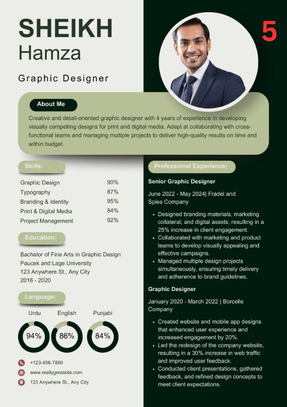 Modern CV / Resume