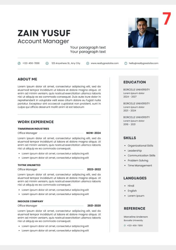 Bold Creative CV / Resume
