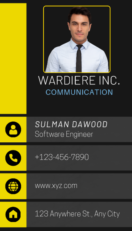 Modern Digital Card