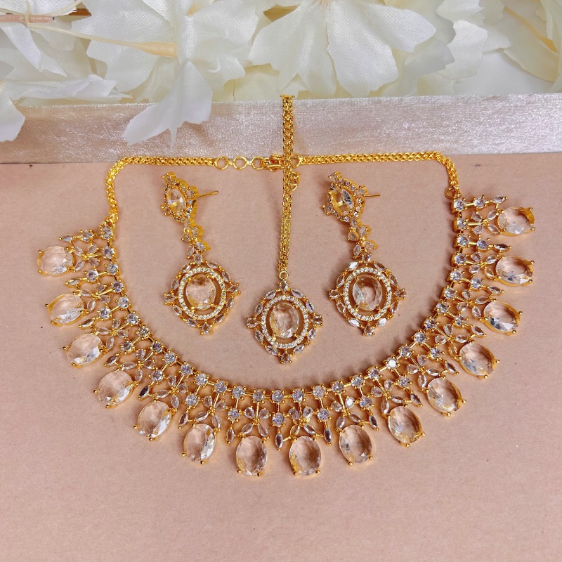 American Diamond Necklace Set
