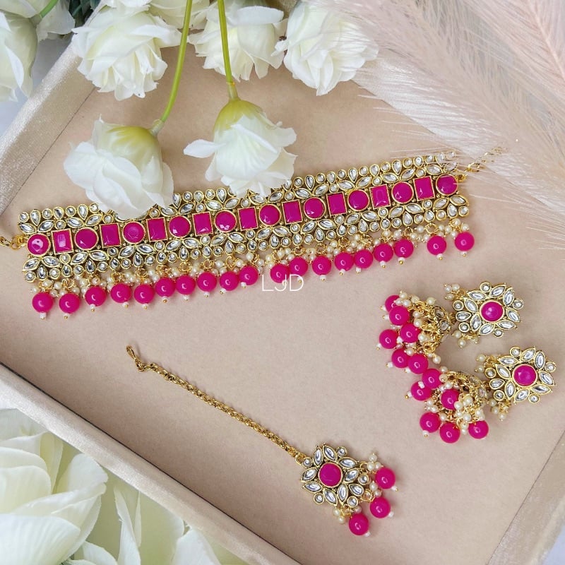 SOFIA- Kundan Choker Set