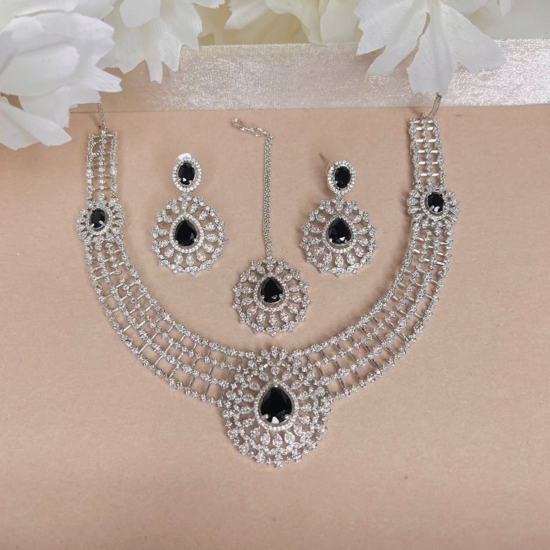 American Diamond Necklace Set