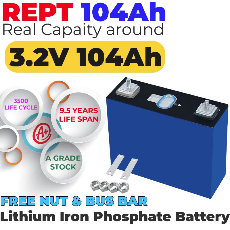 REPT 3.2V 314A – A Grade Cell LiFePO4 Cell For Lithium Battery