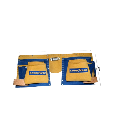 10491 Leather Tool Bag 5 Pocket