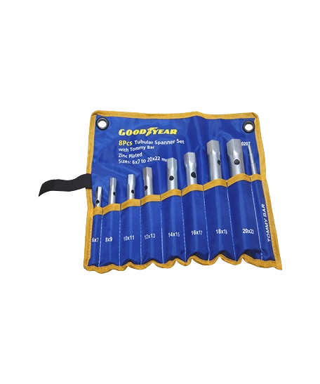 10207 Tubular Box Spanner Set of 8pcs 6x7 to 22x22