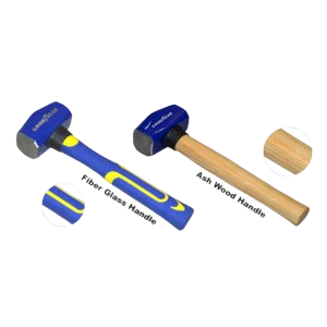 10155 Club Hammer with Wooden Handle 1kg.