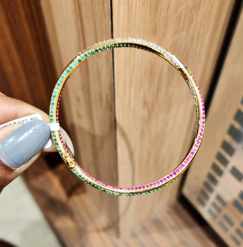 MULTI TWISTED GOLD DIAMOND BRACELET