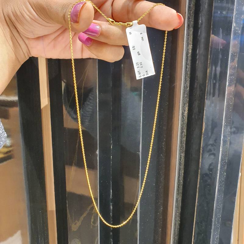 SITARA PLAIN GOLD CHAIN