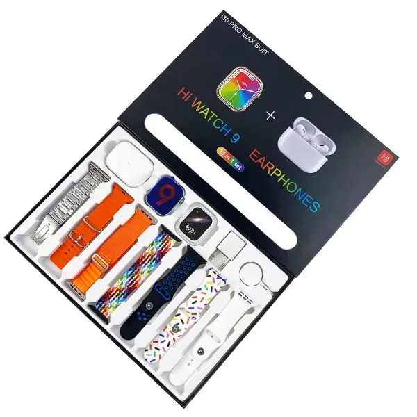 i30 Pro Max Suit Smart Watch & Earbuds Combo