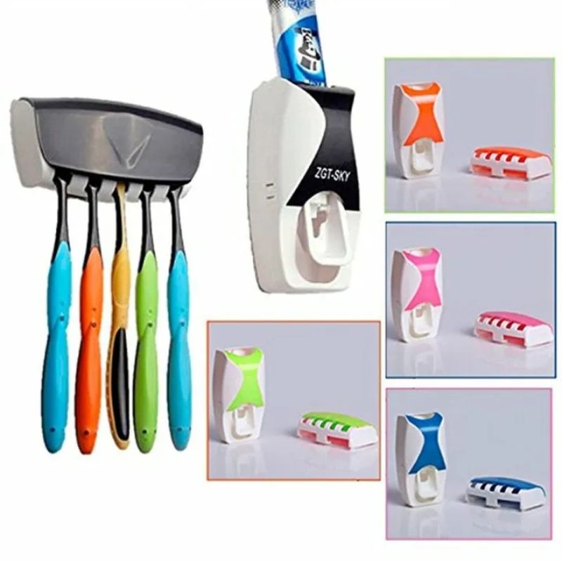 Automatic Toothpaste Dispenser Set