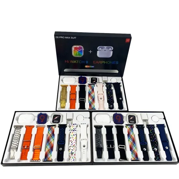 i30 Pro Max Suit Smart Watch & Earbuds Combo