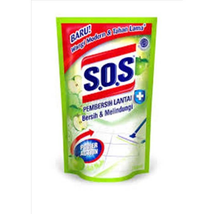 SOS FLOOR REFF 375ML APPLE WONDER