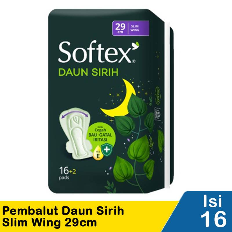SOFTEX DAUN SIRIH 29CM 24S