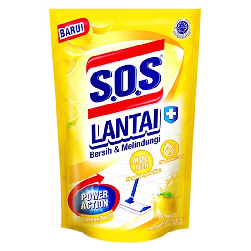 SOS FLOOR REFF 375ML LEMON TWIST
