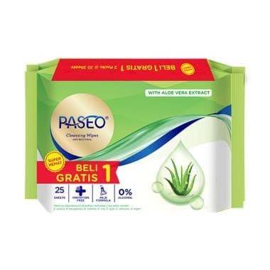 PASEO BABY WIPES ANTI BACTERIAL 25S
