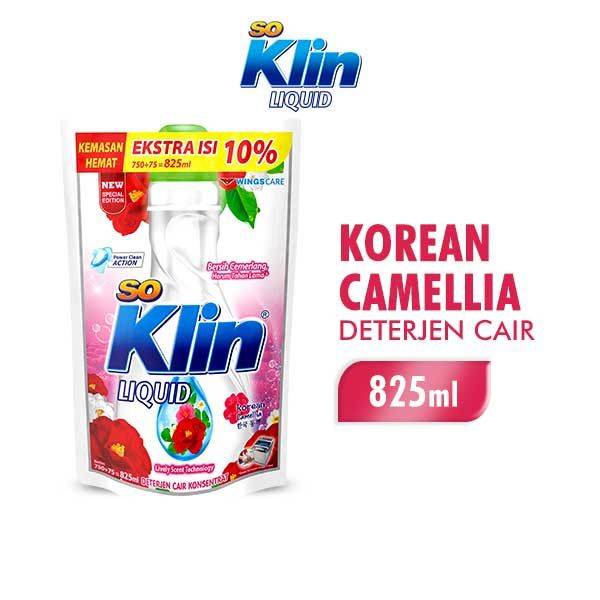 SOKLIN LIQUID PCH 525ML KOREAN CAMELIA
