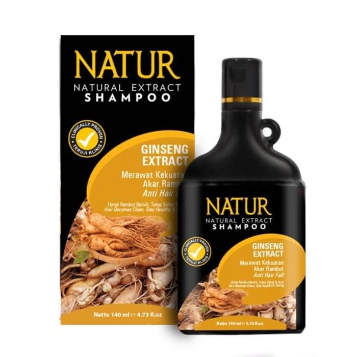 NATUR SHP 140ML GINSENG