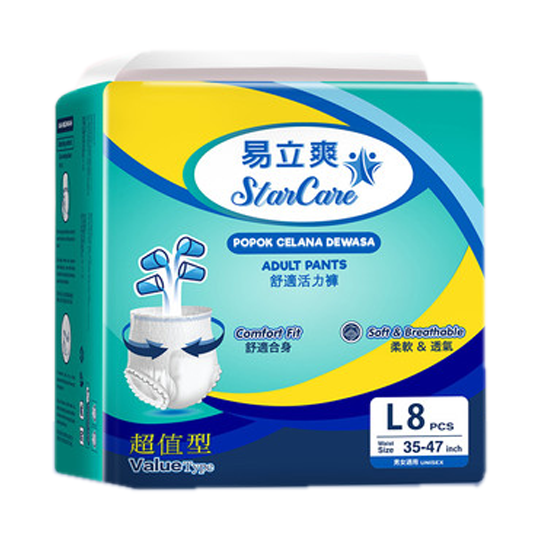 STARCARE ADULT PANTS L 8