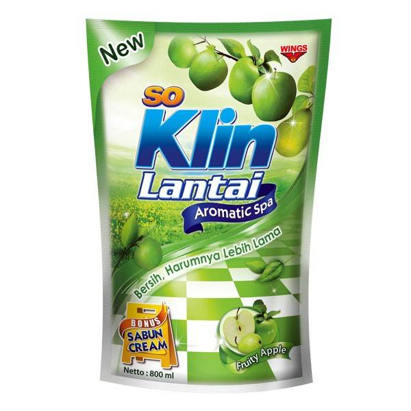 SOKLIN LANTAI PCH 780ML HIJAU MUDA
